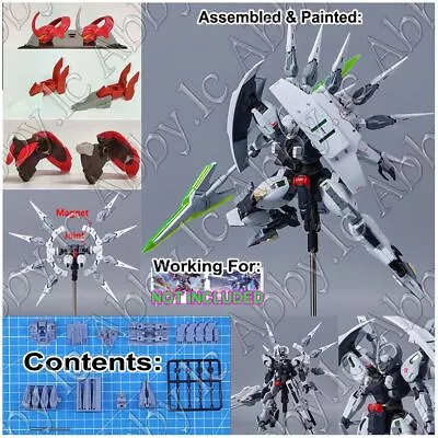 For HG 1/144 Darilbalde Anubis Resin Detail Up Parts Funnel Backpack Schwarzette • $6.63