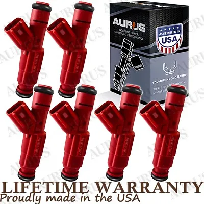 OEM AURUS NEW 6 FUEL INJECTORS FOR 99-08 Jeep Cherokee Wrangler Ford Mustang Esc • $129.99