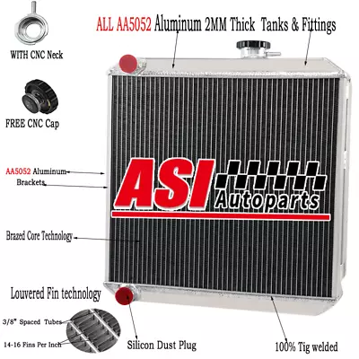 4rows Aluminum Radiator For Land Rover Series 2A And 3 4 Cylinder Petrol&diesel • $259