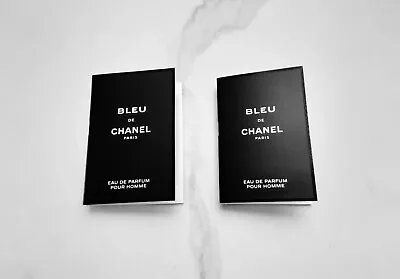 Men's Perfume Blue De Chanel Eau De Parfum Pour Homme Spray 1.5ml×2 -- New • £8.99