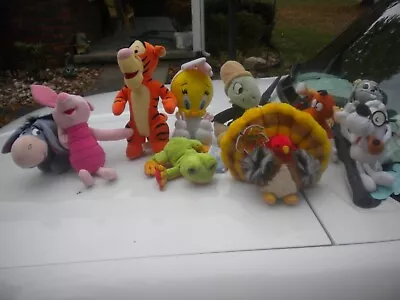 Plush 10 Lot    Piglet Tiger  Rocky  Bullwinkel And Others  Great Collection • $99