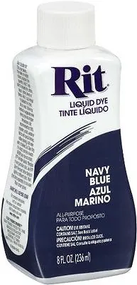 £7.79 • Buy Rit Liquid Clothing, Fabric, Plastic All Purpose Dye Navy Blue Ritdye 