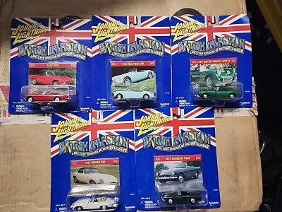 Johnny Lightning British Invasion Series 1 Lot Of 5 MGB Jaguar XKE Sprite • $14.99