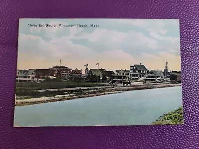 Antique Along The Shore Monument Beach MA Cape Cod Railroad Station Tracks... • $12