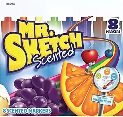 Mr Sketch  Watercolor Scented Marker Set 4-7/8 X 3/4 In Assorted Colors - 0593 • $8.99