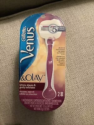 New Gillette® Venus & Olay™ Razor & Replacement Cartridges 2 Ct Pack • $11.78