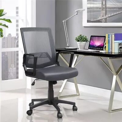 Blue Mid-Back Mesh Adjustable Ergonomic Computer Business Chair 23.6 X24.5 X40  • $43.19