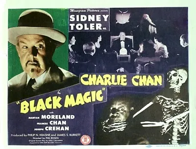 Charlie Chan Black Magic 1944 Dvd. Copy Of Public Domain Film. Disc Only • £3.95
