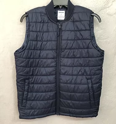 Sonoma Goods For Life® Puffer Vest Navy Blue Men's Size Medium Quilted • $40