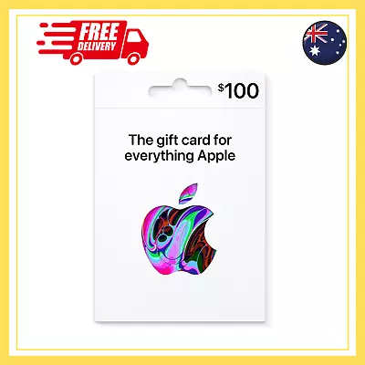 Apple Gift Card $100 - App Store Itunes Iphone Ipad Airpods Macbook Au| • $128.99