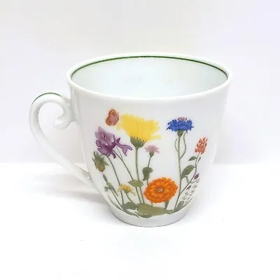 Vintage 1974 Wonderland By Denby Portugal Tea Cup Espresso Wild Flowers • $9.99