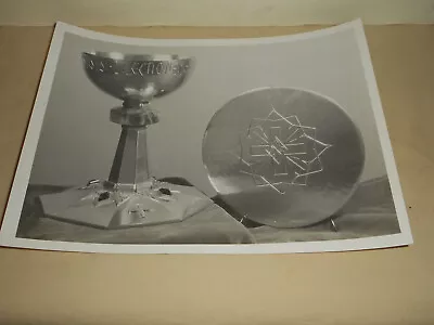 1930's Vatican Gold Chalice Paten Photograph D'Art H THIBAUD 1 Rue Puteaux Paris • $12.99