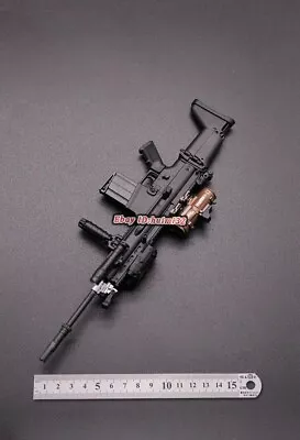 {In Stock} New 1/6 MINITIMES US Assault Rifle Fit 12  Battlefield4 MK17-c Model • $29.99