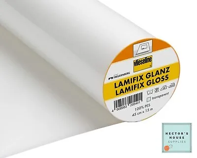 Vlieseline Lamifix Gloss Iron On Vinyl Use To Laminate Fabric Waterproof • £7.25