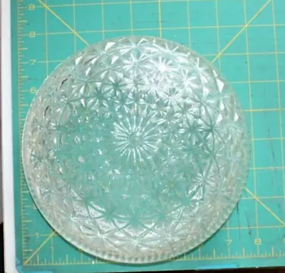 Vintage Clear Textured Pattern Round Ceiling Light Cover/shade/diffuser • $15.99