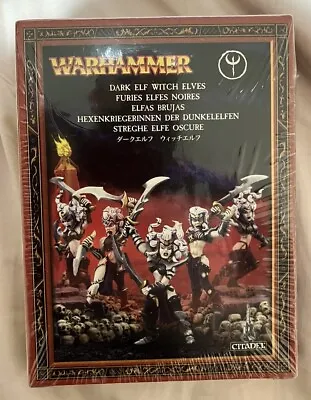 Warhammer Citadel Dark Elf Witch Elves 85-15 NISB 5x Metal Minis OOP • £80