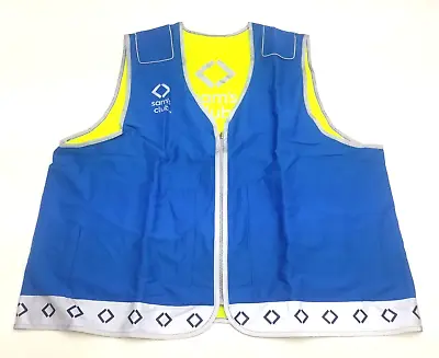 Sams Club Employee Uniform Hi-Vis Blue / Yellow Vest Size 3X - NWT New! • $25.99