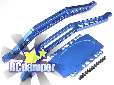 Aluminum Lower Chassis Brace Plate B Traxxas T-maxx 3.3 4907 4908 Extended Skid • $45.99