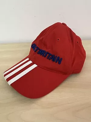 Official ADIDAS TEAM GB 2012 Olympics Baseball Cap - Red Great Britain • £12.55