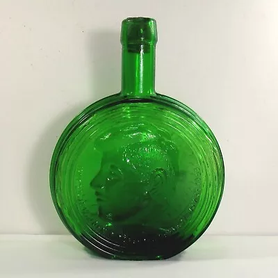 Viking Green Glass Bottle W Cork John F. Kennedy 7.9  Empty 39A • $15.80