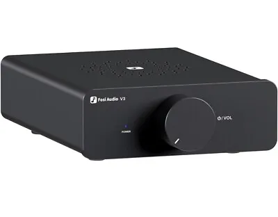 Fosi Audio V3 Stereo Amplifier Home Audio 300 Watts X2 Power TPA3255 Class D • £104.99