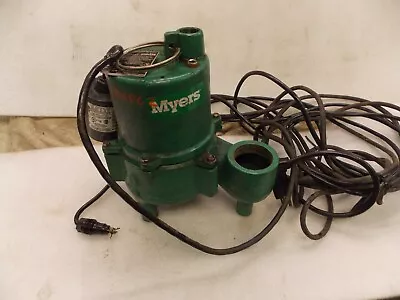 Myers Pump SRM4PC-2 Sewage Sump Pump 0.4 HP 230V 1 PH 20' Cord Needs Repair • $169.99