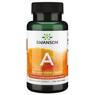 Swanson Vitamin A Supplement 250 Softgels • $11.49