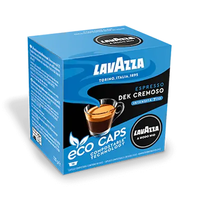 £9.99 • Buy Lavazza A Modo Mio Dek Cremoso Eco Cap Compostable Capsules / Pods -  Box Of 16