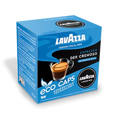 £9.99 • Buy Lavazza A Modo Mio Dek Cremoso Eco Cap Compostable Capsules / Pods -  Box Of 16