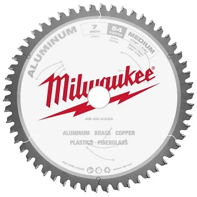 $66.99 • Buy Milwaukee 48-40-4330 7 In Aluminum Cutting Saw Blade