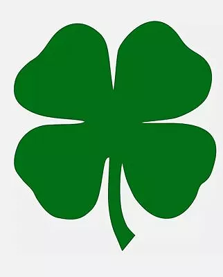 4 Leaf Clover Lucky Irish Decal/sticker.. Pick Size/color Free Shipping • $2.25