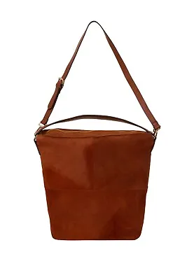 £25.99 • Buy Ex M&S Ladies Autograph Tote Handbag Shoulder Bag Satchel Tan Suede Bags RRp £89