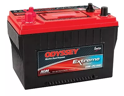 Odyssey Battery ODX-AGM34M Extreme Marine Battery Group 34M AGM • $487.49