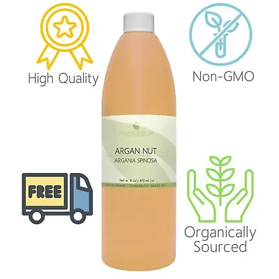 Organic Argan Oil Unrefined Cold Pressed 100% Pure Moroccan Argon Oil Hair Face • $20.99