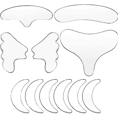 11Pack Silicone Anti-Wrinkle Face/Chest Pad Gift For Woman/All Type Skins • £12.83