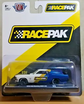 2020 M2 Machines 1970 Ford Mustang Boss 429 Racepak Auto Drivers R70 20-40 1:64 • $29.99