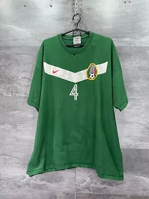 NIKE MEXICO HOME MARQUEZ 4 SOCCER JERSEY Rare SHIRT Size XXL • $55