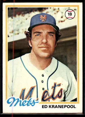 1978 Topps Ed Kranepool #49 New York Mets • $1