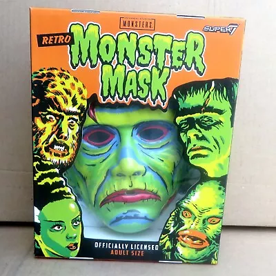 FRANKENSTEIN MASK Super7 Universal Monsters Retro Monster Adult New In Box • $34.99