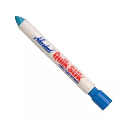 Markall 61070 Blue Quik Stik® Marker - Fast Drying Long-Lasting Marks • $23.25