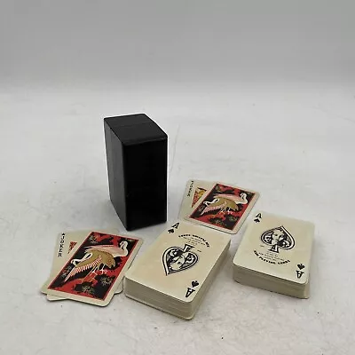 Vintage Kem Playing Cards 2 Decks  Flamingo Complete Sets W/ Jokers & Case Box • £26.01