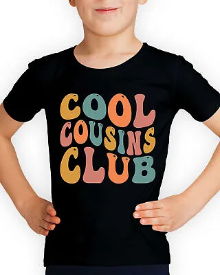 Cool Cousins Club Pregnancy Announcement Funny Boys Girls Kids T-Shirts #NED • £9.99