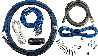 Kicker Ck4 Car Audio 4 Gauge Awg 4g 4awg 2-channel Complete Amplifier Amp Kit • $95.99