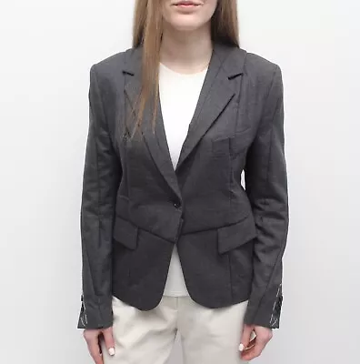 Women's Maison Martin Margiela X H&M Wool Blazer Jacket Coat Gray 38 US8 ~S RARE • $99