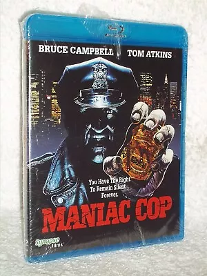 Maniac Cop (Blu-ray 2011) NEW Tom Atkins Bruce Campbell Laurene Landon • $23.99