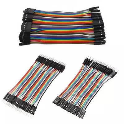 Multi Dupont 10/20CM Male To Female Breadboard Jumper Wire Raspberry Pi Arduino • $1.32