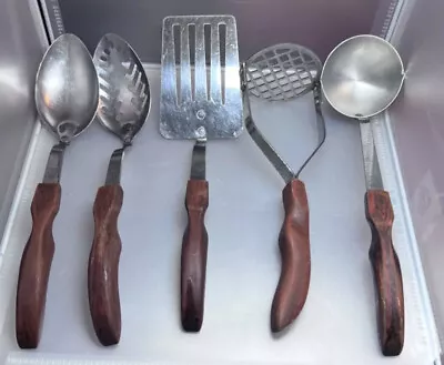 Cutco Vintage Kitchen Utensils Spoons Spatula 12 13 14 15 16 1028 USA Set Of 5 • $50