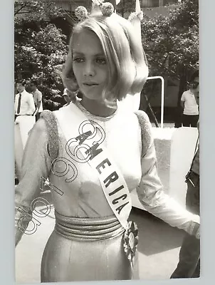 Portrait Miss US International Gayle Kovaly Beauty Contest 1969 PRESS PHOTO • $40