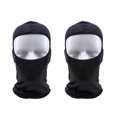 2 Pack Motorcycle Balaclava Full Face Mask Racing Neck Cover Protector Fit ATV • $8.34