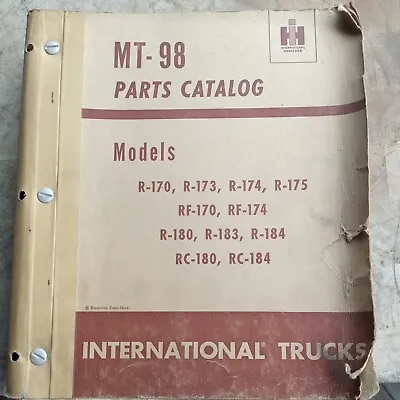 1953 1954 1955 International Pickup Truck Parts Catalog Original Ih  Mt-98 Book • $49.95